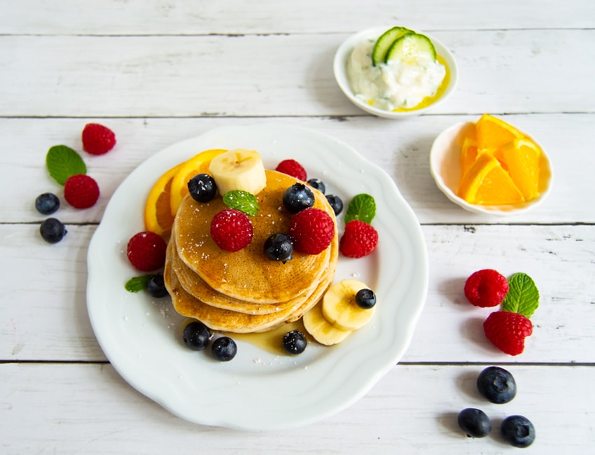 Pancake With Fruit 